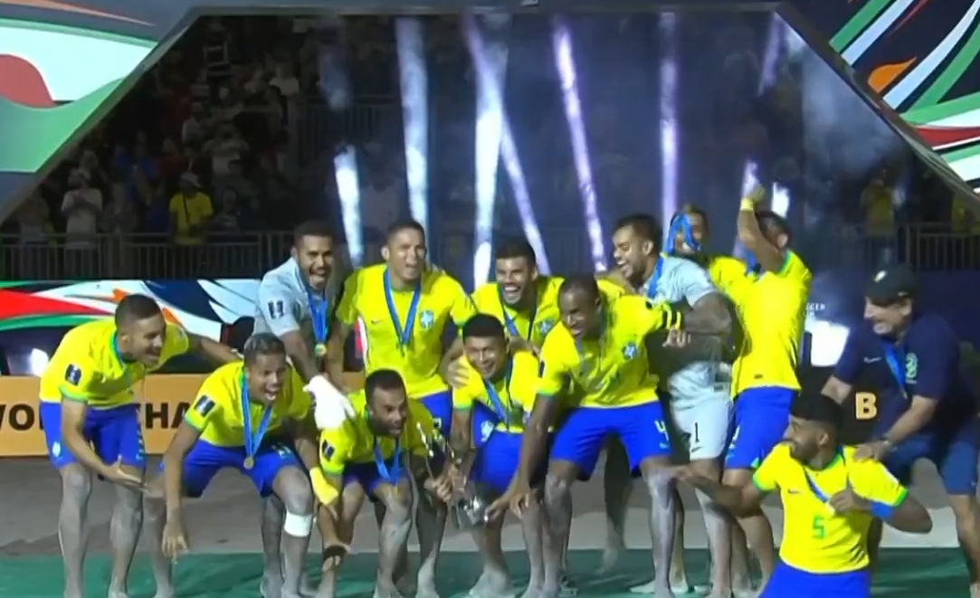 Brasil x El Salvador: horário e onde assistir Copa do Mundo de futebol de areia