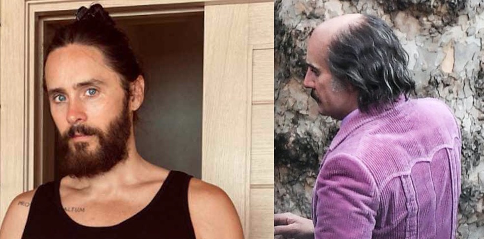 Jared Leto surge irreconhecível nos bastidores de House of Gucci