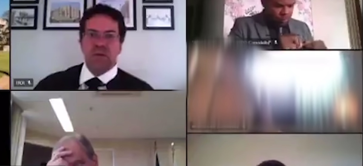 Advogado aparece sem roupa em sessão online do Tribunal de Justiça