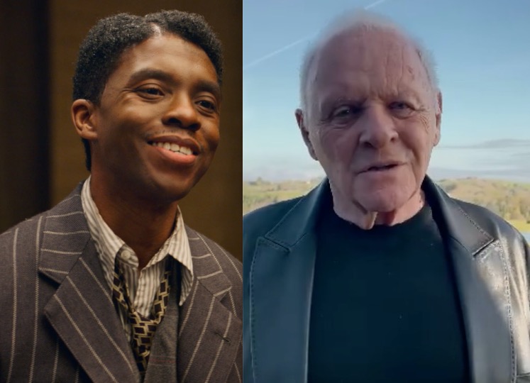 Anthony Hopkins homenageia Chadwick Boseman no Oscar 2021
