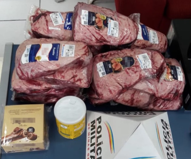 Mãe e filho furtam peças de picanha em supermercado para alugar casa