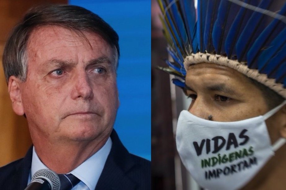 Visita de Bolsonaro à área indígena no Amazonas é risco iminente de covid