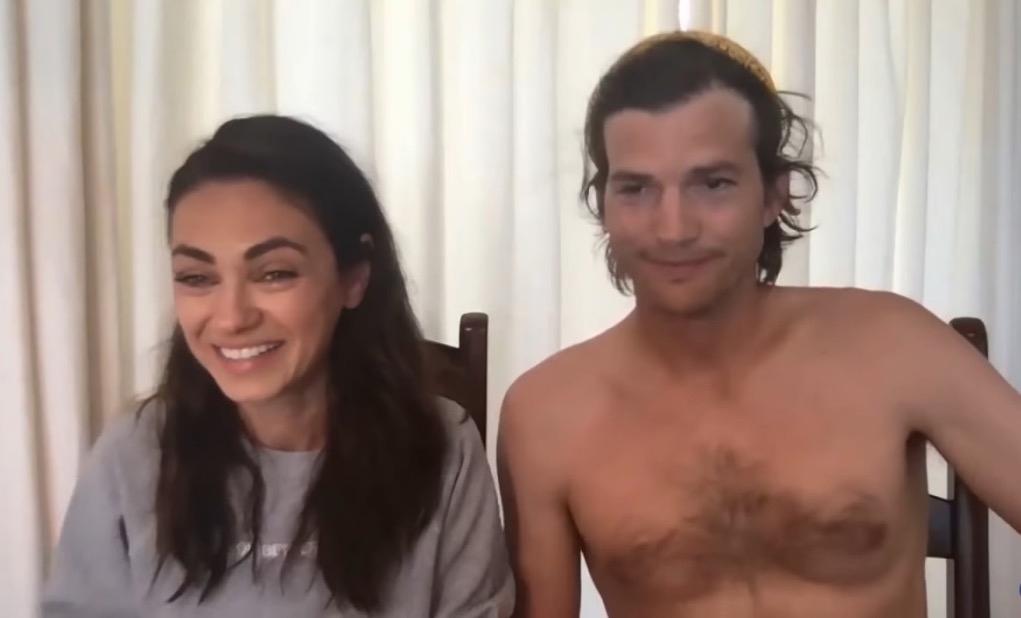 Ashton Kutcher e Mila Kunis revelam que não dão banho nos filhos todos os dias