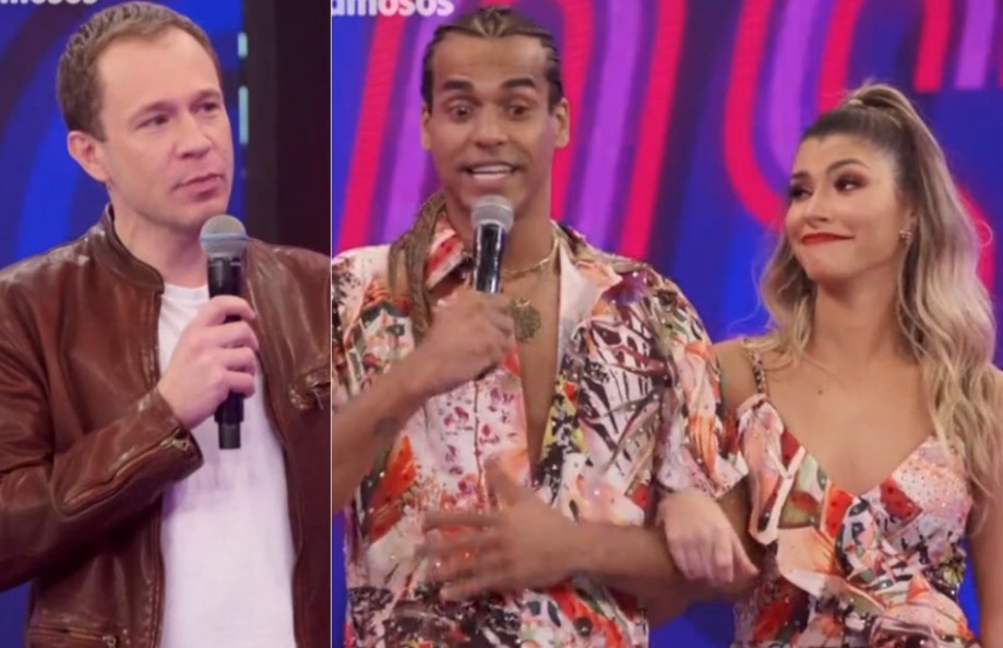 Marcello Melo Jr. faz homenagem a Faustão e é interrompido por Tiago Leifert