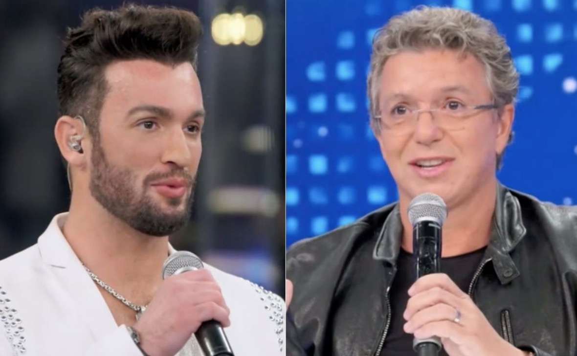 Diego Hypolito leva puxão de orelha de Boninho e paga mico no Show dos Famosos