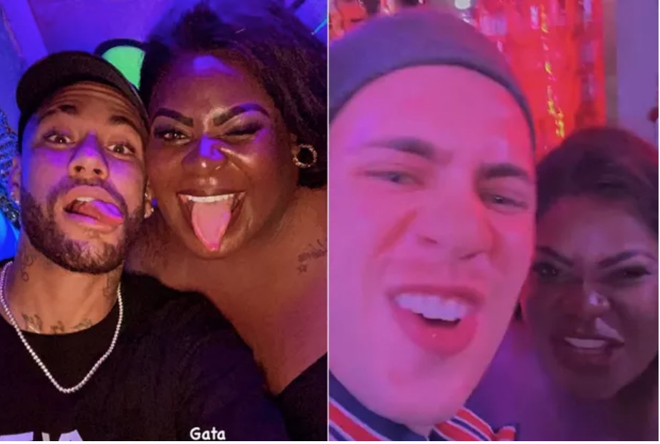 Neymar curte balada em Paris com Leo Picon e Jojo Todynho