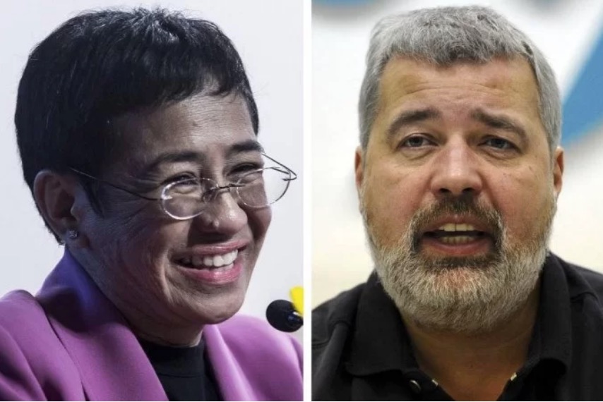 Nobel da Paz vai para jornalistas que lutam pela liberdade de expressão