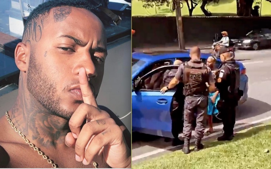 Rapper Orochi é levado para delegacia após polícia encontrar haxixe em Porshe 
