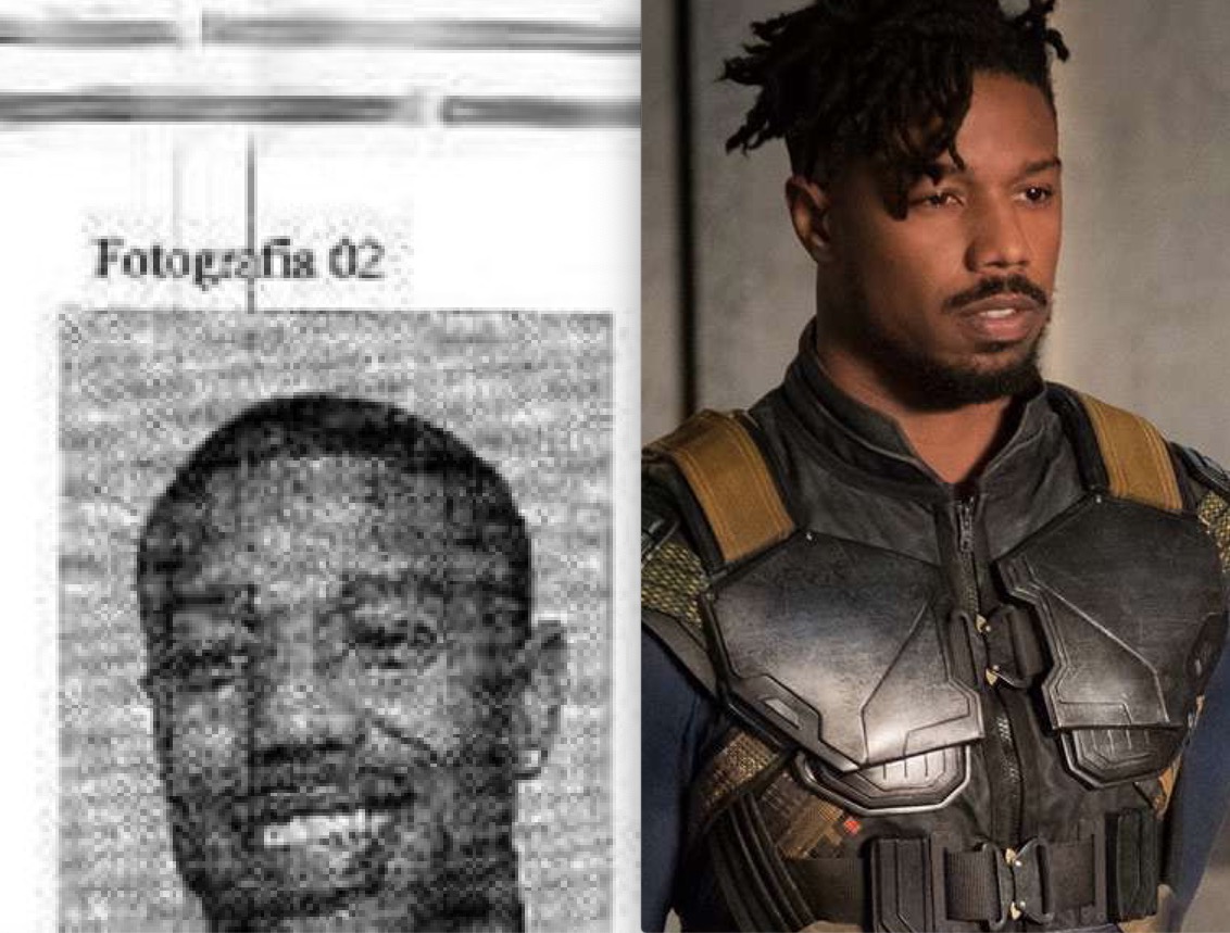 Foto do ator Michael B. Jordan aparece como suspeito de chacina no Ceará