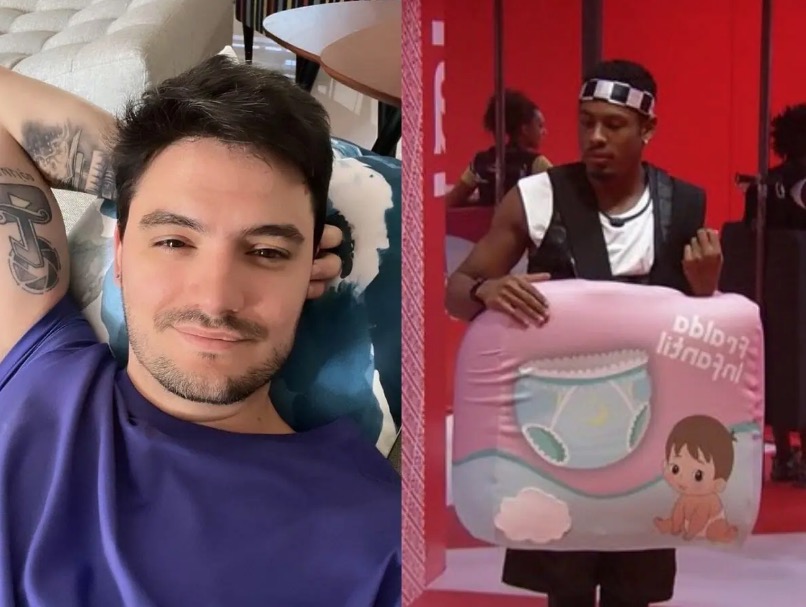 Felipe Neto critica atleta em prova de resistência no BBB e equipe de PA rebate