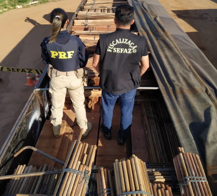 Carga ilegal de madeira avaliada em R$ 500 mil é apreendida em porto no Amazonas