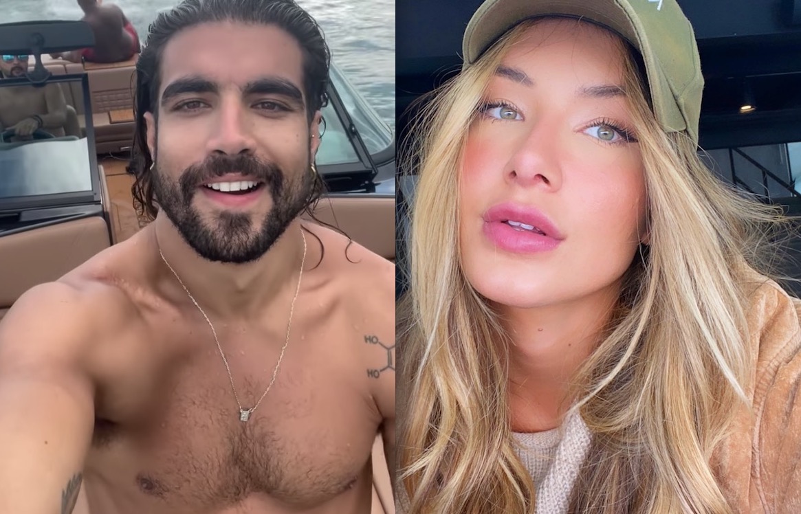 Caio Castro engata affair com repórter do Faustão 