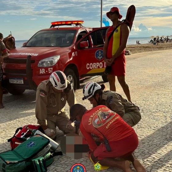 Adolescente intoxicada por álcool e drogas é socorrida às pressas na Ponta Negra