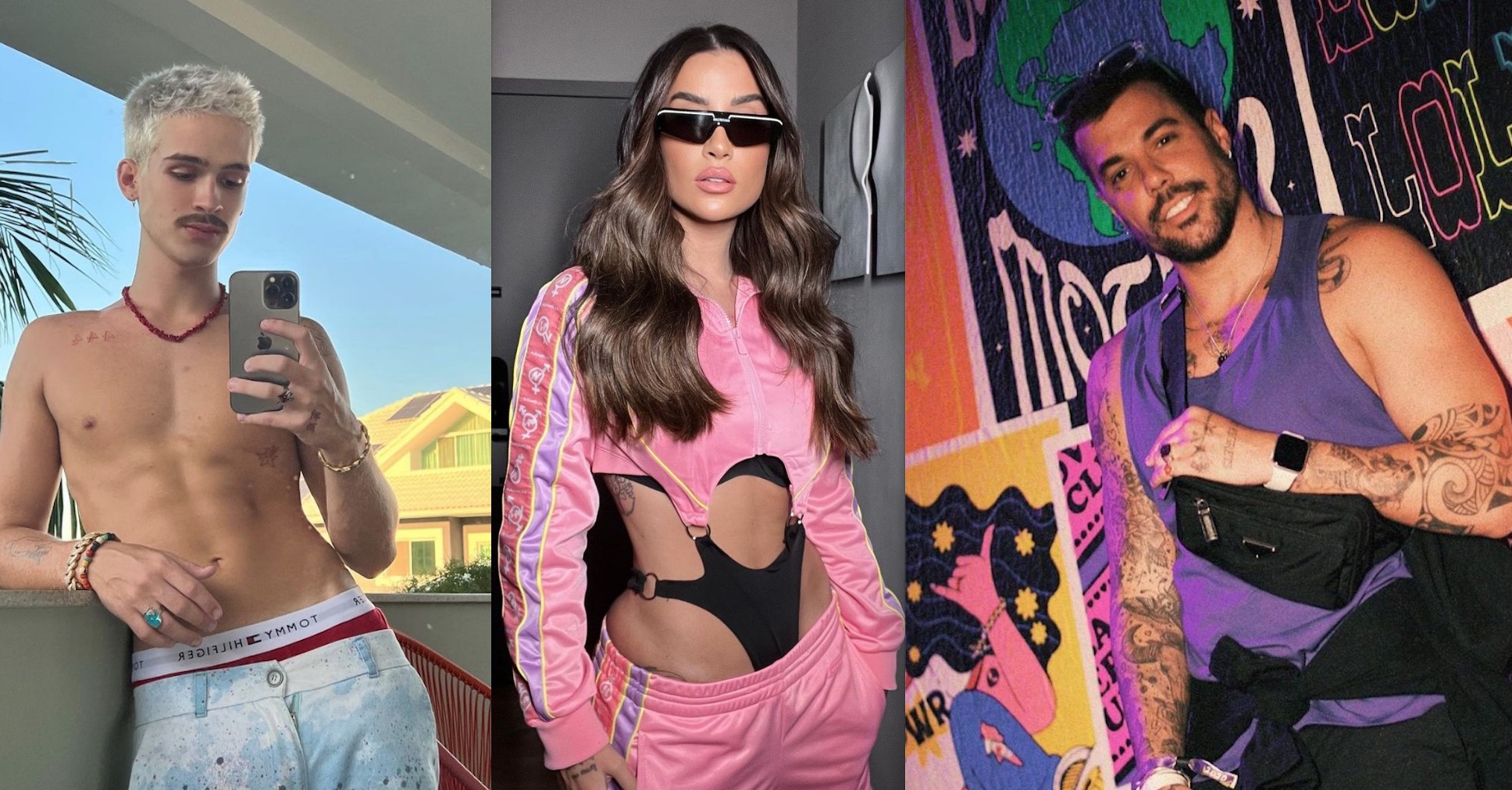 Bianca Andrade teria ficado com João Guilherme e Lipe Ribeiro em balada 