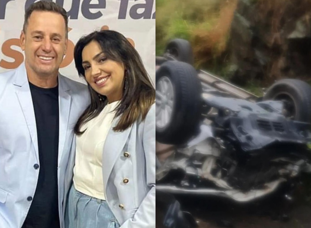 Cantora gospel Eyshila e marido sofrem acidente de carro 