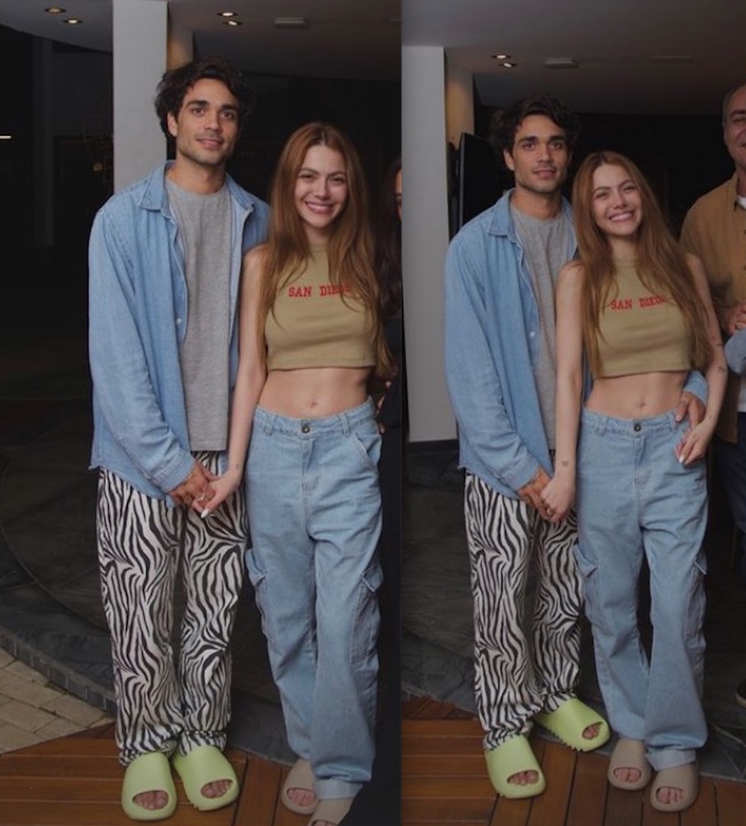 Sarah Poncio posa com novo namorado durante festa de aniversário 