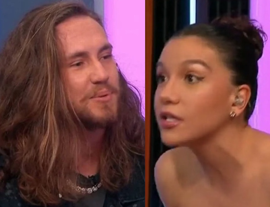 Vitor Kley entrega affair com Priscila Alcântara ao vivo: ‘nos curtindo’