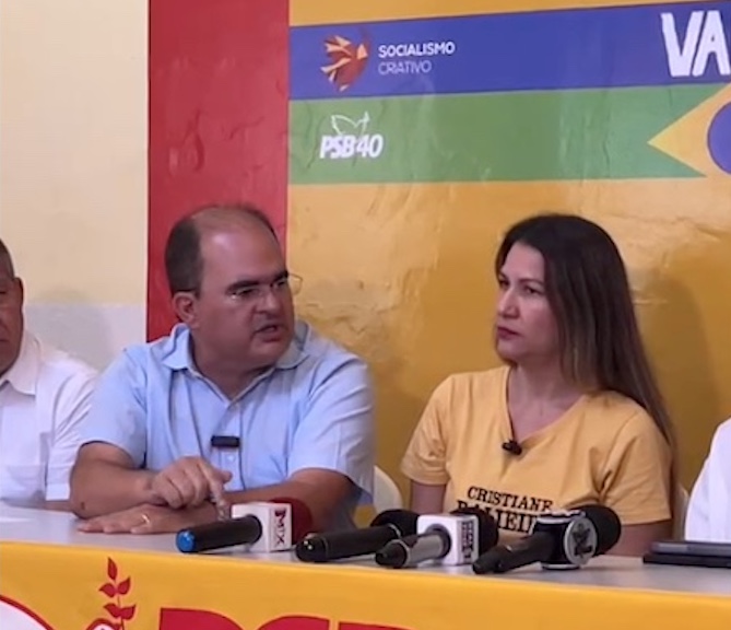 Ricardo Nicolau anuncia Cristiane Balieiro como vice para Governo do Amazonas