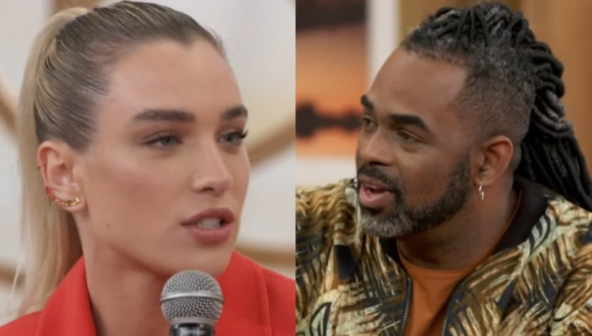 Atriz de Pantanal usa termo racista ao vivo e leva invertida de Manoel Soares; Vídeo