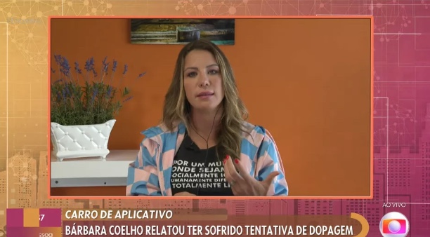 Apresentadora do ‘Esporte Espetacular’ faz alerta após quase ser dopada em carro de app