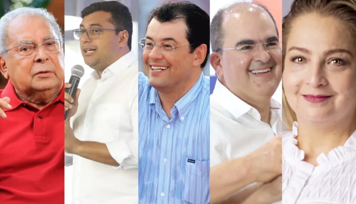 Candidatos ao Governo do Amazonas participam de gravações e caminhadas nesta quarta