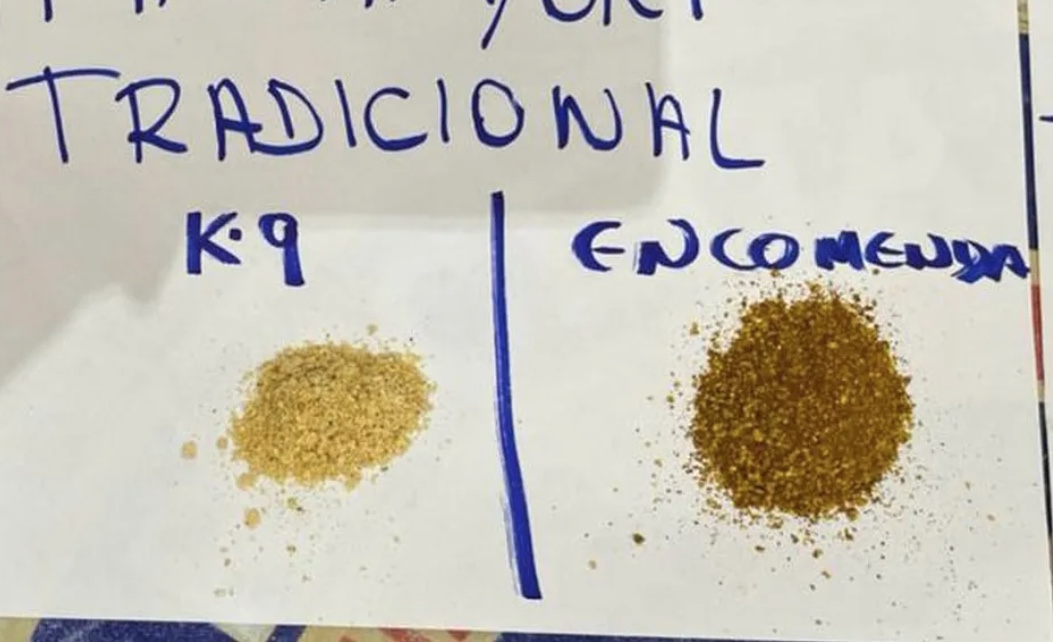 27 kg de cocaína são encontradas em pacotes de farofa e açaí nos Correios em Manaus