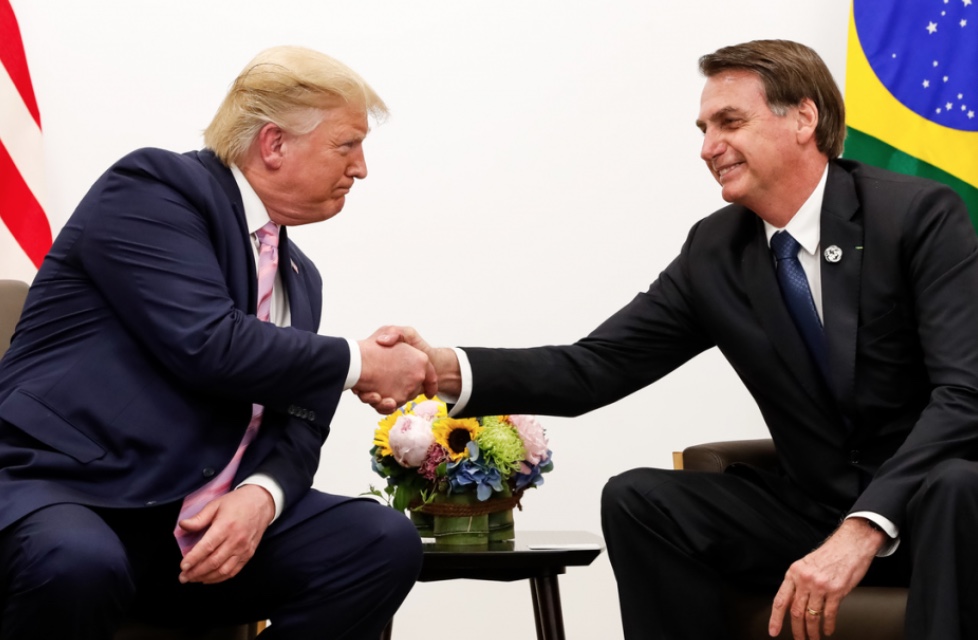 Donald Trump declara total apoio a Jair Bolsonaro