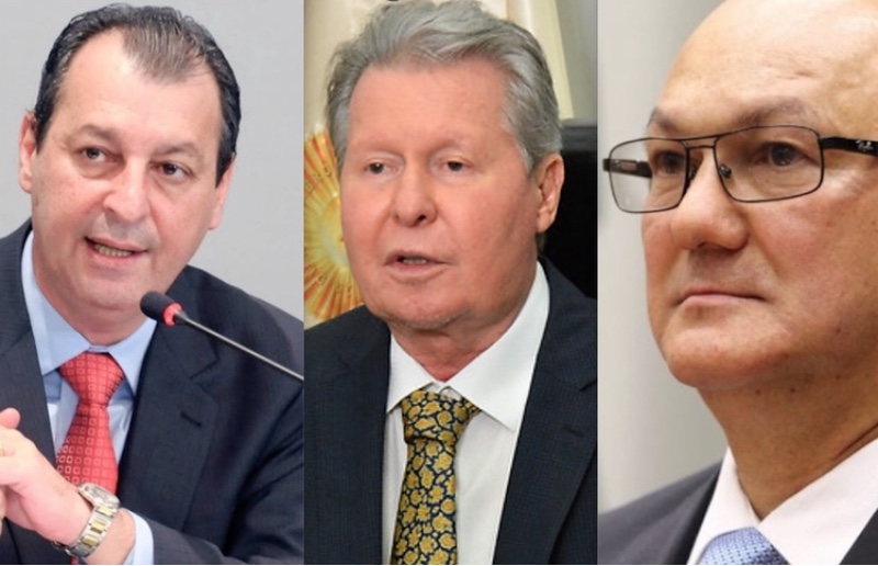 Senador Omar apresenta propostas. Arthur e Menezes apelam para baixaria em debate