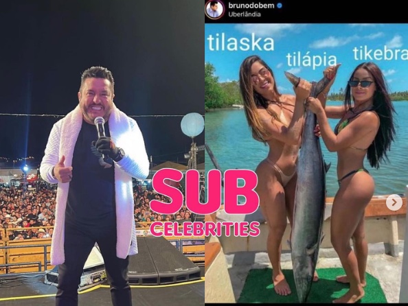Bruno, da dupla com Marrone, faz piada machista com foto de influencer e ela rebate