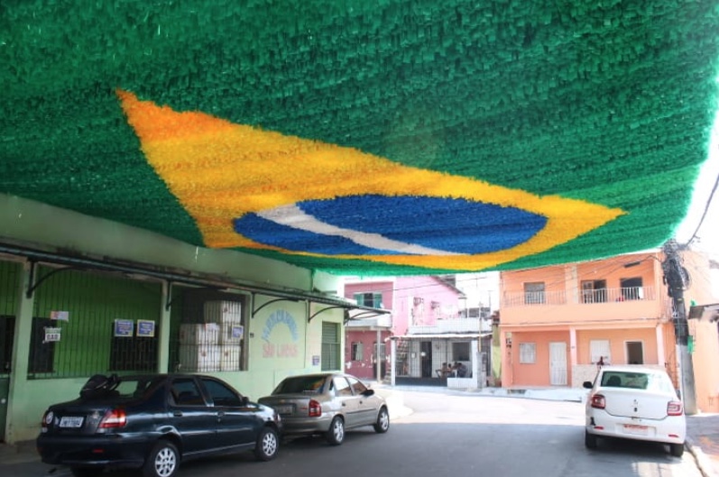 Vereador quer que ruas enfeitadas para Copa do Mundo se tornem patrimônio cultural em Manaus