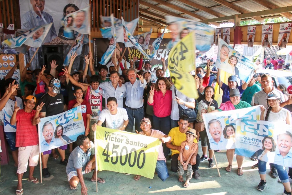 Arthur Neto celebra apoio popular recebido a cinco dias das eleições no Amazonas