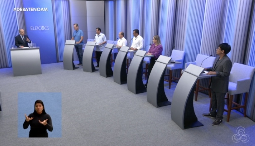 Começa debate entre candidatos ao Governo do Amazonas