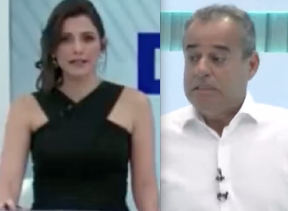 Vídeo: Apresentadora desmaia ao vivo durante debate e é socorrida às pressas