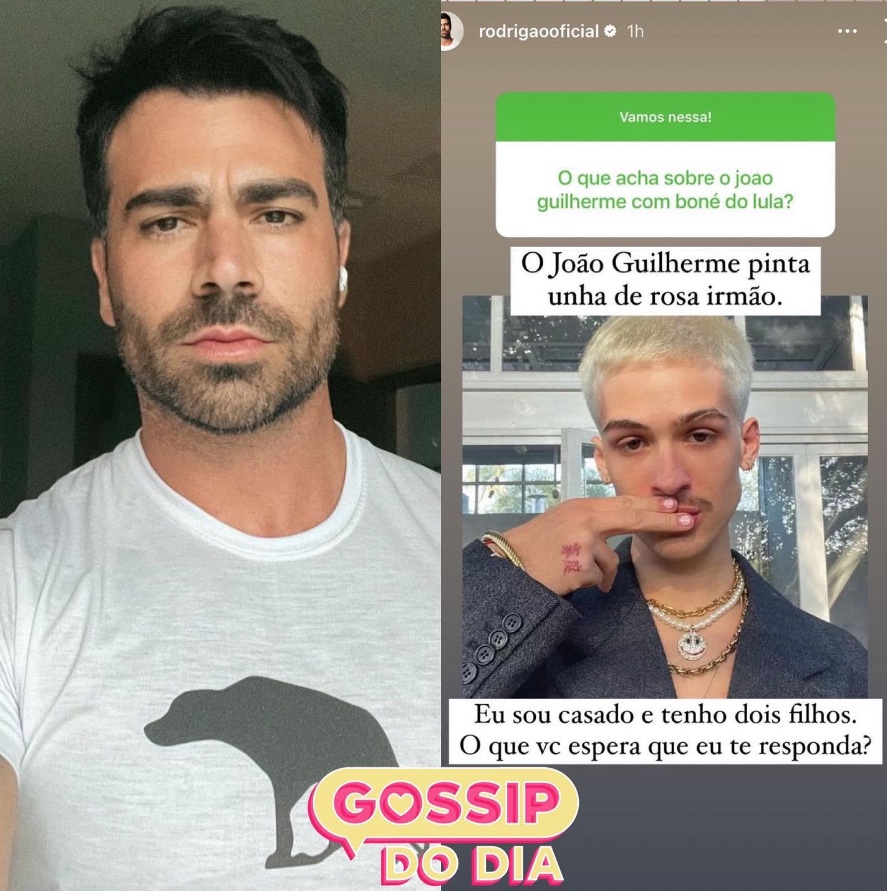 Apoiador de Bolsonaro, ex-bbb Rodrigão zomba de João Guilherme por apoiar Lula: 'pinta unha'