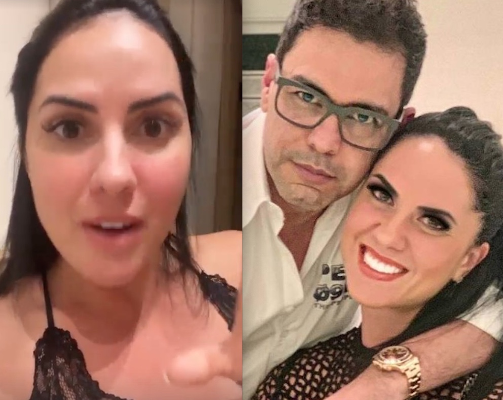 Graciele Lacerda se revolta ao ser questionada sobre ter engravidado do filho de Zezé Di Camargo