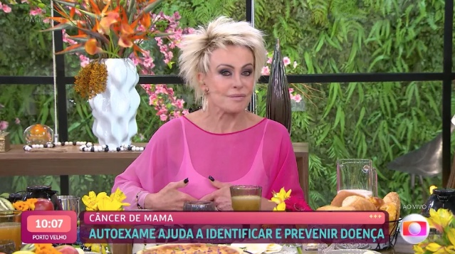 Ana Maria Braga revela que descobriu câncer de mama