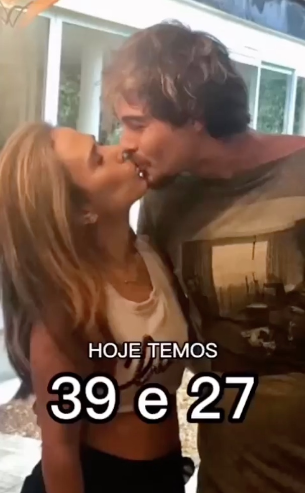 Tatá Werneck faz vídeo comparando idade com Rafa Vitti desde o inicio do namoro: '39 e 27'