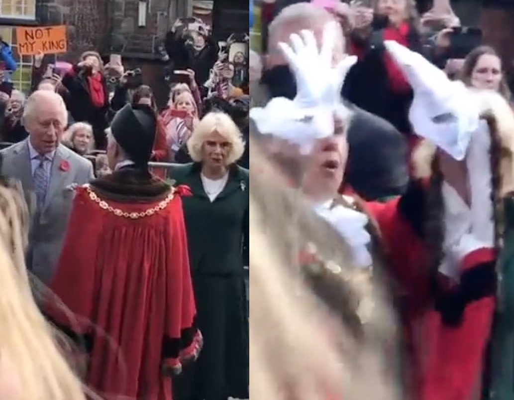 Vídeo: Homem atira ovos em Rei Charles III durante caminhada 