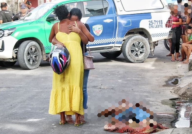 Detento do semiaberto é crivado de balas em plena luz do dia em Manaus