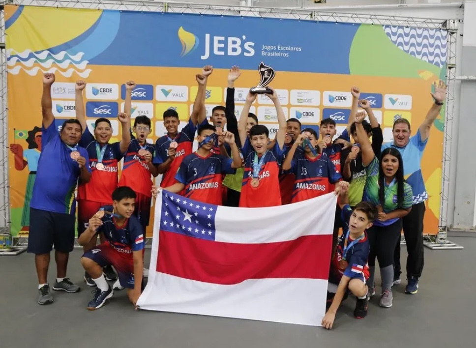Amazonas encerra participação nos Jogos Escolares Brasileiros com 53 medalhas