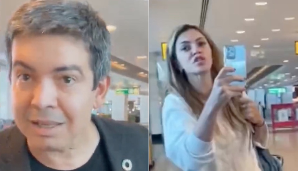 Randolfe discute com bolsonarista e repete 'perdeu, mané' de Barroso