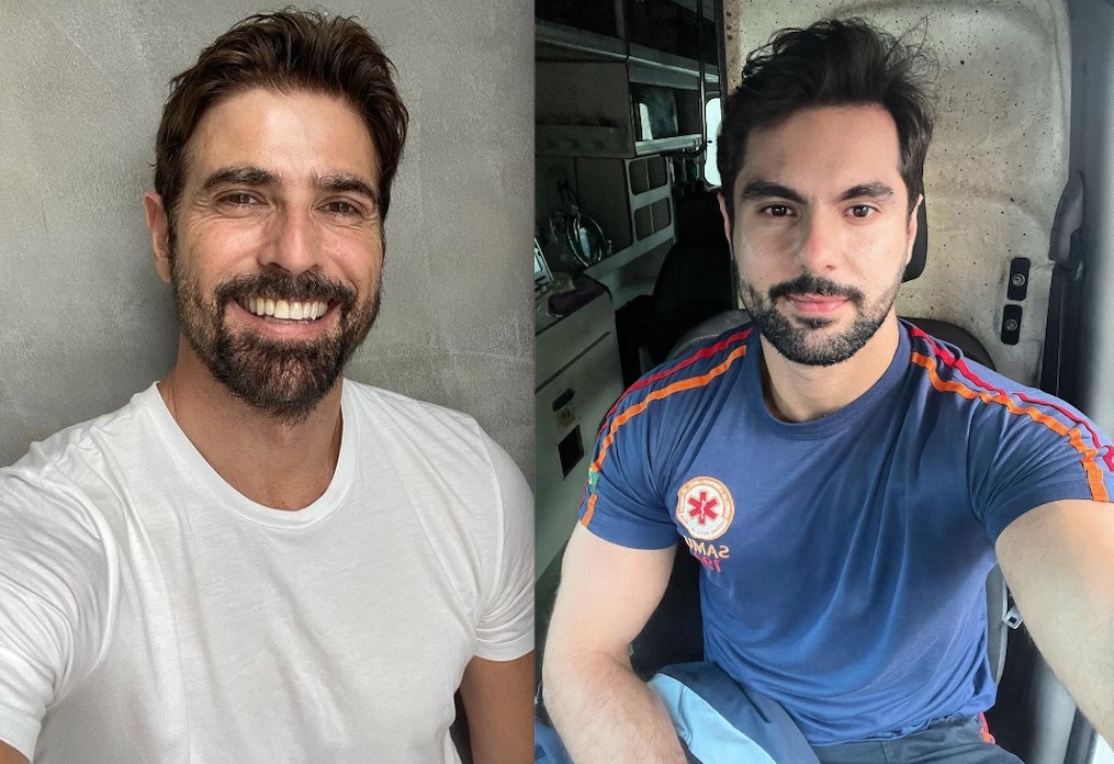 Após flagra na cama, Mister posta foto de Reynaldo Gianecchini e aumenta rumores de namoro