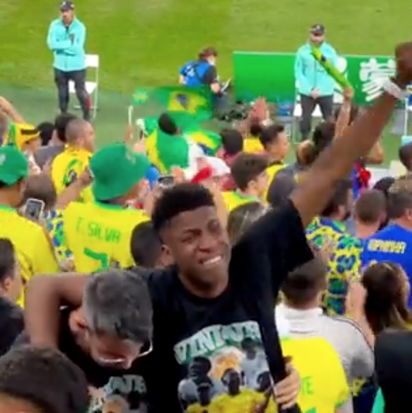 Reação do irmão de Vini Jr. aos gols na Copa do Mundo emociona torcedores