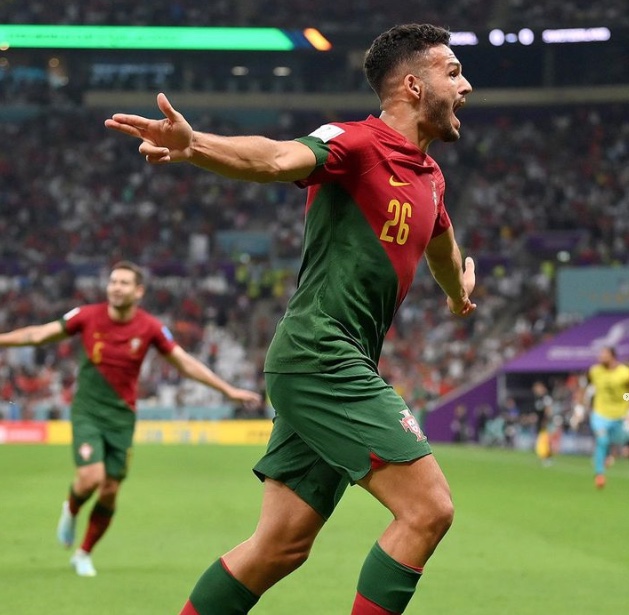 Portugal termina primeiro tempo eliminando Suíça da Copa do Catar por 2 a 0
