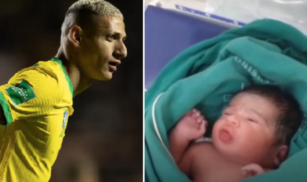 Bebê nasce na hora de gol do Brasil e recebe nome de Richarlison