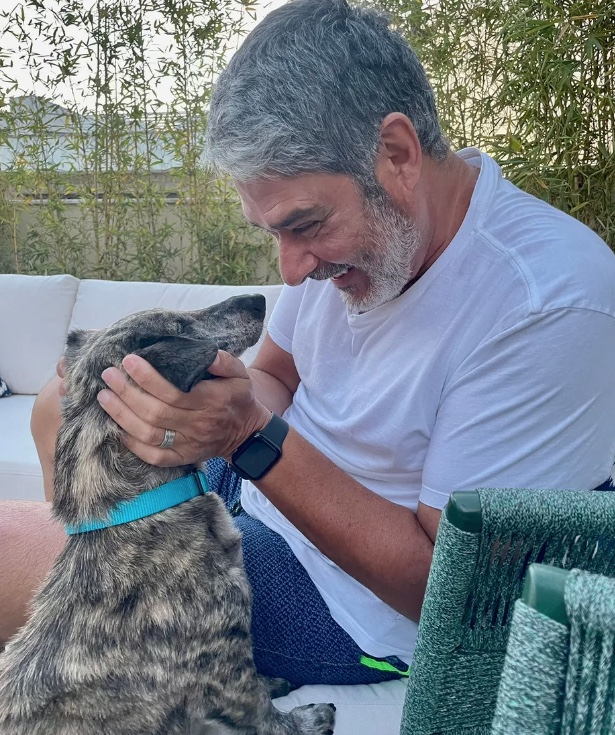 William Bonner resgata cachorro abandonado e faz relato emocionante: 'transformação'