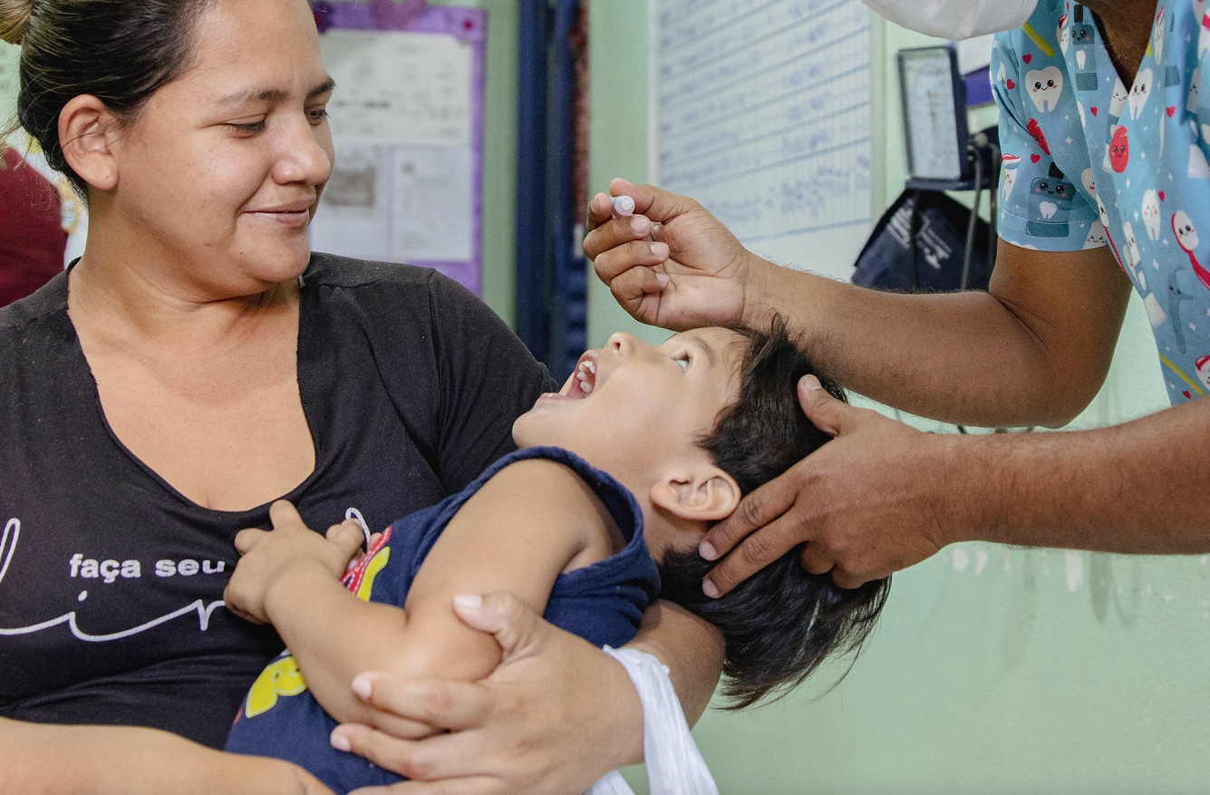 Manaus e outros 57 municípios do Amazonas estão com vacinação contra polio abaixo da meta 