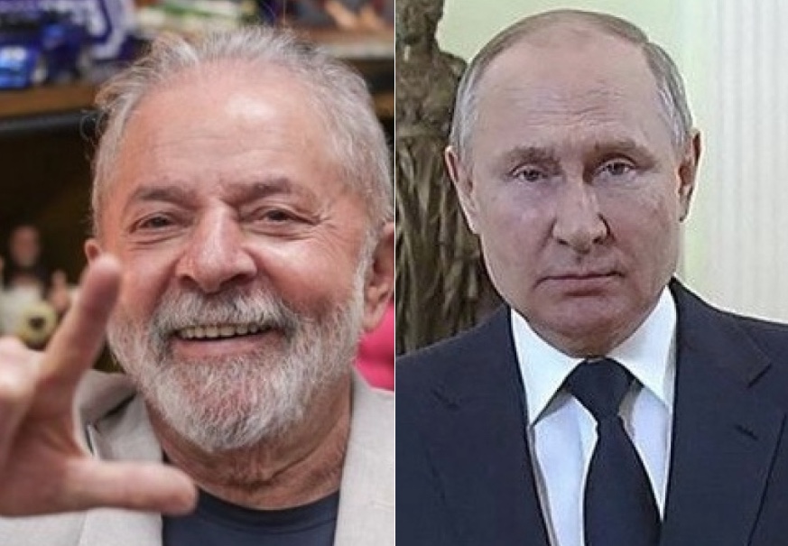 Lula conversa com o presidente russo Vladimir Putin