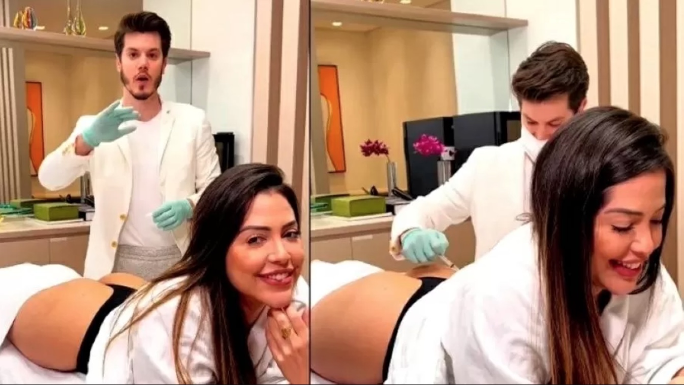 Ex-bbb Laís Caldas faz procedimento para aumentar bumbum