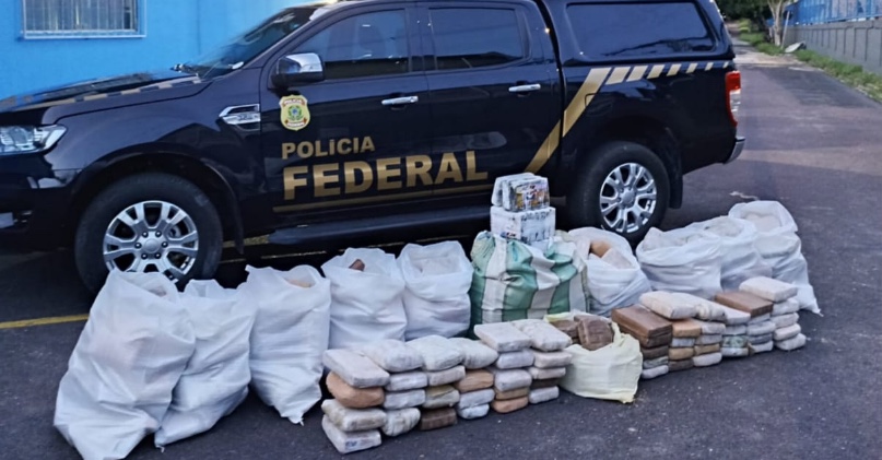 Grupo é preso com drogas avaliadas em R$ 5 milhões em barcos no Amazonas